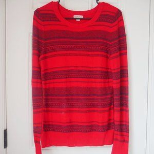 Red Crew-Neck Sweater
